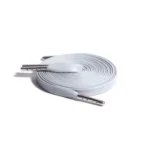 LACE CORDONES PREMIUM DE CUERO GRIS CLARO