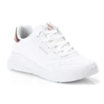 SKECHERS UNO LITE SHIMMER BLANCO