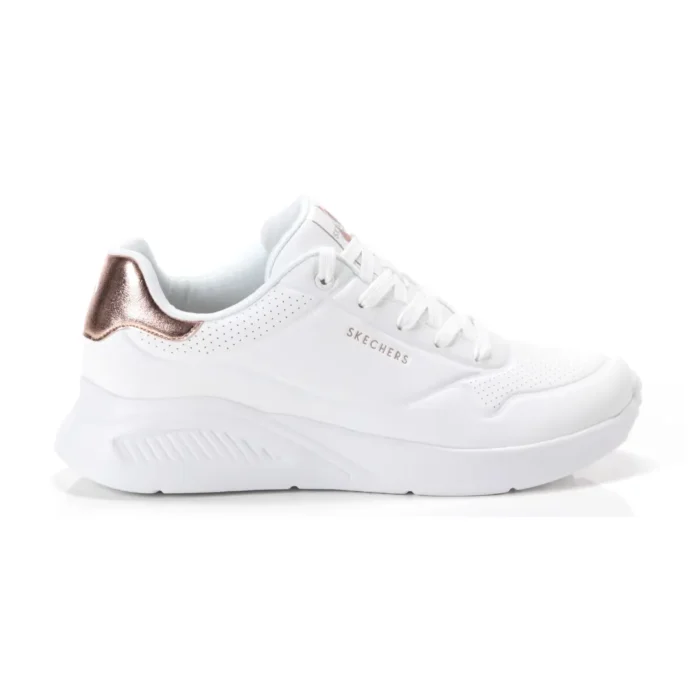 SKECHERS UNO LITE SHIMMER BLANCO - Image 3