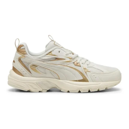 PUMA W MILENIO TECH BLANCO CON DORADO
