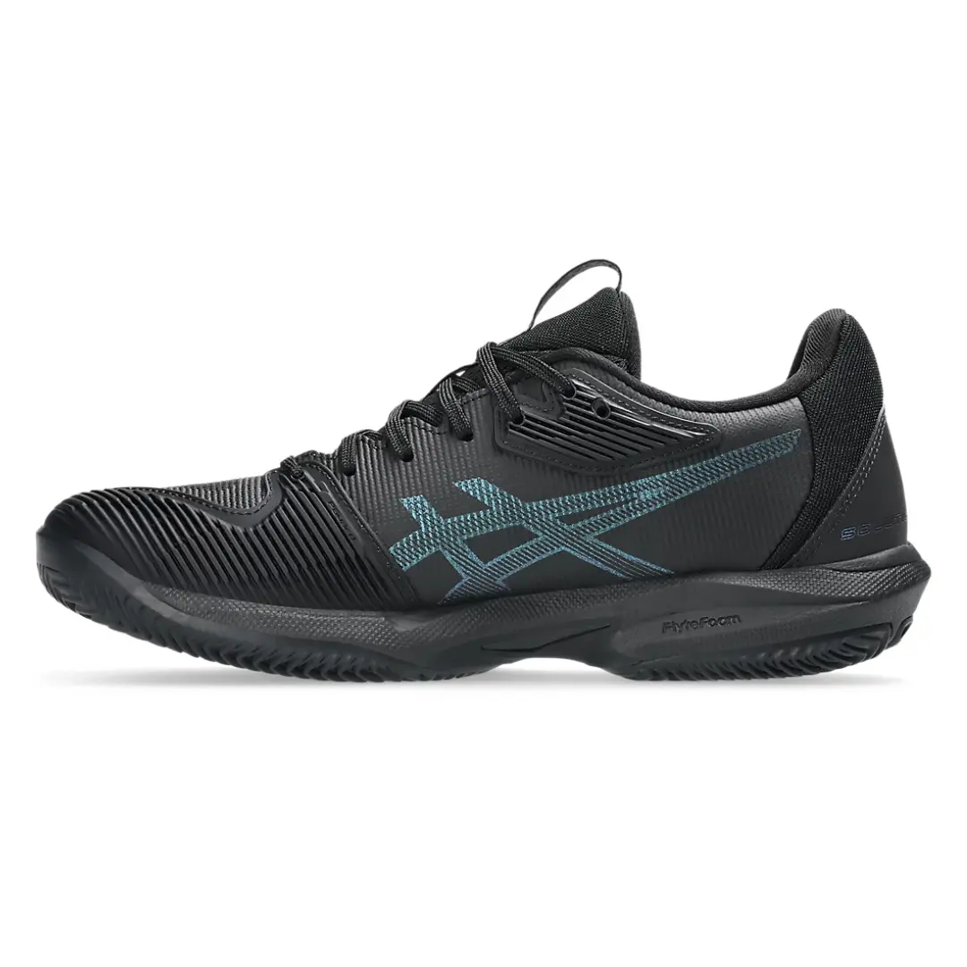 1042A309.960 (3) ASICS W SOLUTION SPEED FF 3 CLAY NEGRO CON AZUL - Image 2