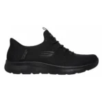 SKECHERS SUMMITS SLIP ON NEGRO