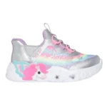 SKECHERS JR UNICORN CHARMEL GRIS CON ROSADO - Image 2