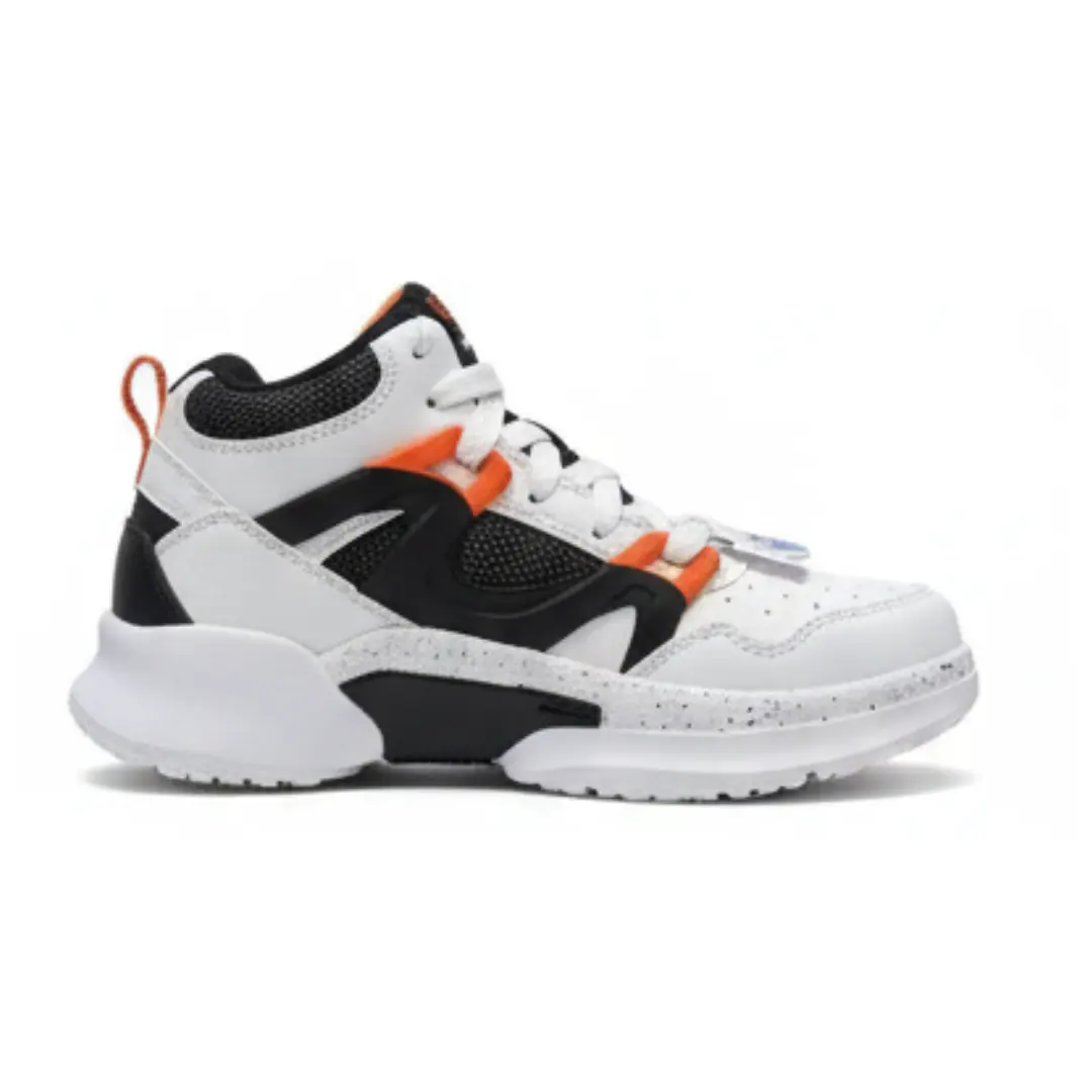 406073LWBO SKECHERS JR BOTA STREET HOOPER BLANCO CON NARANJA - Image 2