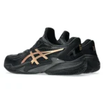 ASICS COURT FF 3 NOVAK CLAY NEGRO CON DORADO - Image 4