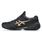 ASICS COURT FF 3 NOVAK CLAY NEGRO CON DORADO - Image 2
