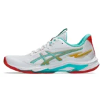 ASICS W NETBURNER BALLISTIC FF 4 BLANCO CON AMARILLO - Image 2