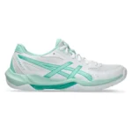 ASICS W GEL-ROCKET 12 BLANCO CON VERDE