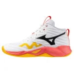 MIZUNO WAVE MOMENTUM PRO MOD BLANCO CON NARANJA - Image 2